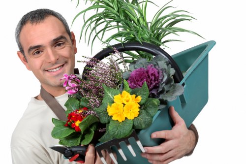 Low-carbon van used for sustainable garden waste transport